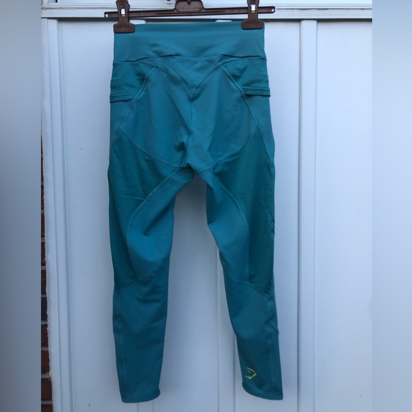 Gymshark Teal Pulse Leggings - Picture 2 of 6